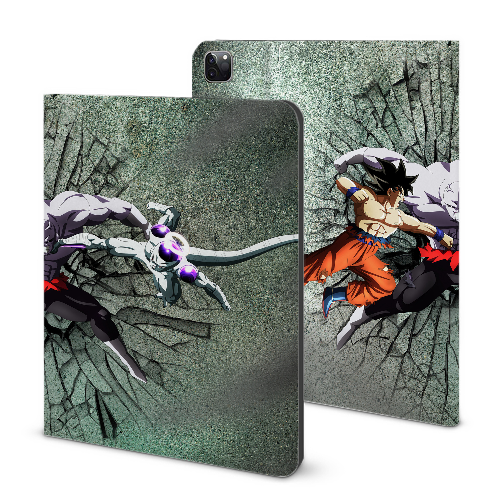 （画像用） ドラゴンボール DRAGON BALL IPad ケース ブック型 PUレザー TPU 耐衝撃 軽量 薄型 ペン収納なし 全面保護 IPad 各モデル対応